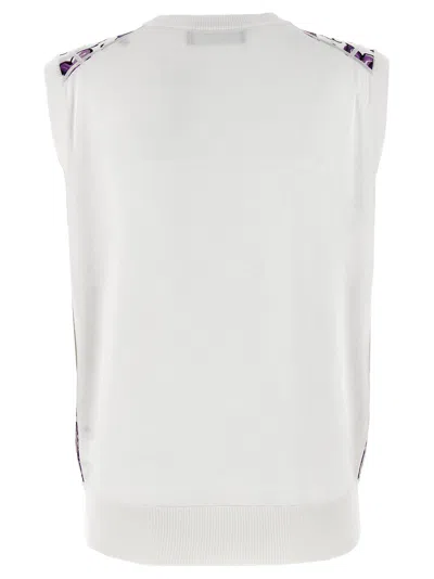 Dolce & Gabbana 'maiolica' Printed Vest In White