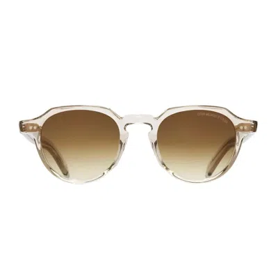 Cutler And Gross Gr06 03 Sand Crystal Sunglasses In Brown