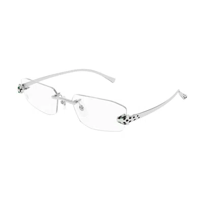 Cartier Ct0494o Eyewear In Metallic