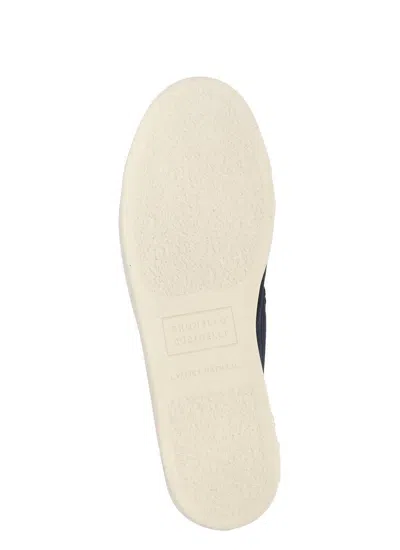 Brunello Cucinelli Round Toe Slip-on Loafers