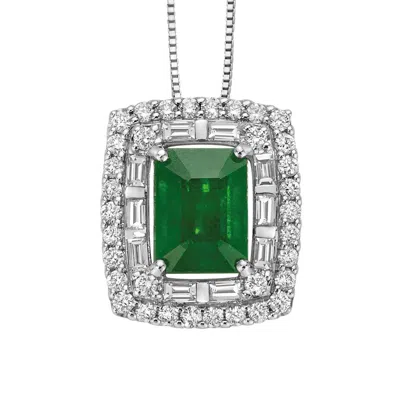 Donnaoro Necklace With Emerald And Diamonds Woman  Dream Dcpe9543060
