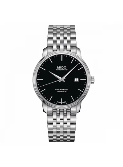 Mido Man  Baroncelli Chronometer Silicon Gent M0274081105100 In Silver