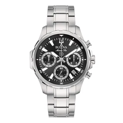 Bulova Man  Marine Star Crono 96b467 In White