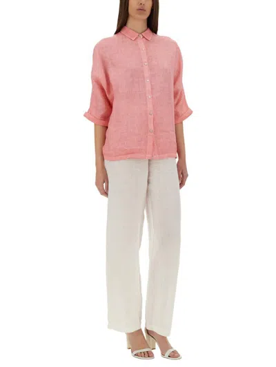 120% Lino Relaxed Fit Linen Shirt