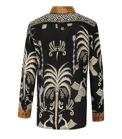 Pahiesa Formentera Black And Gold Shirt