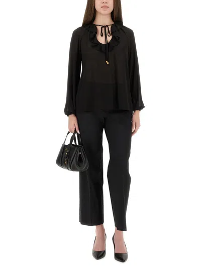 Michael Kors Ruffled-neck Blouse