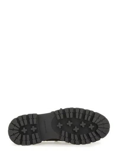 Alexander Wang Brown Cow Leather Loafers In Brown