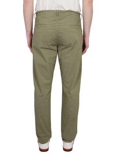 Aspesi Tailored Trousers With Pockets And Loops In Green