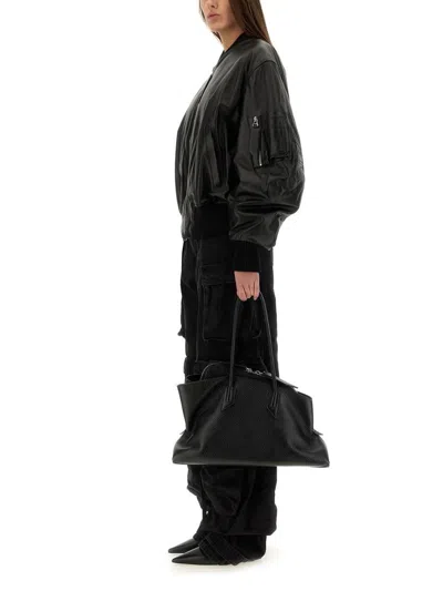 Attico The  Leather Bomber Jacket