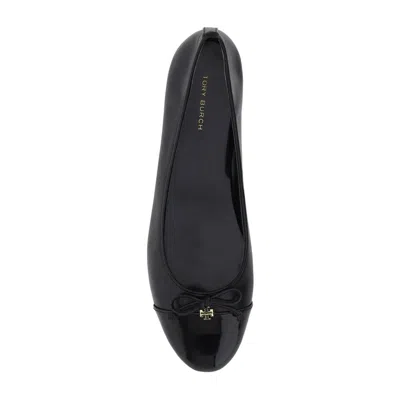 Tory Burch Leather Bow Ballet Flats