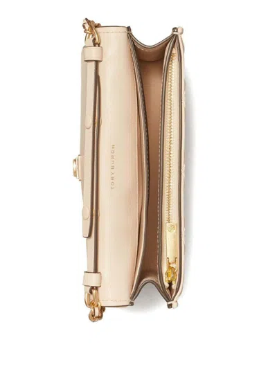 Tory Burch Fleming Soft Leather Wallet On A Chain