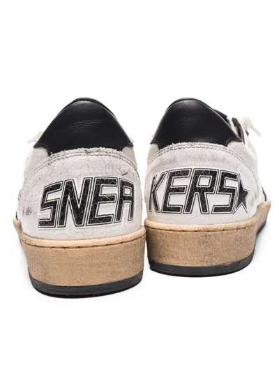 Golden Goose Ballstar Nappa Upper Leather Star And Heel Crack Toe And Spur