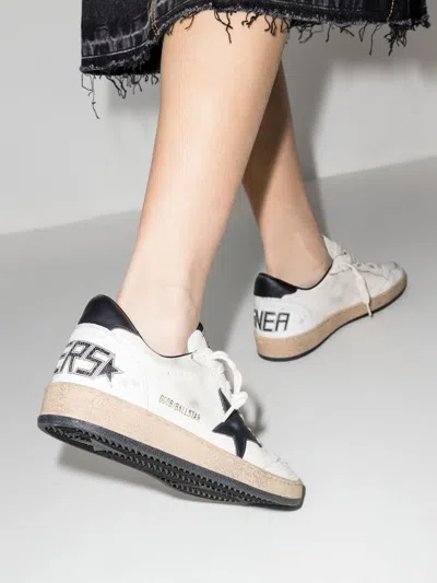 Golden Goose Ballstar Nappa Upper Leather Star And Heel Crack Toe And Spur