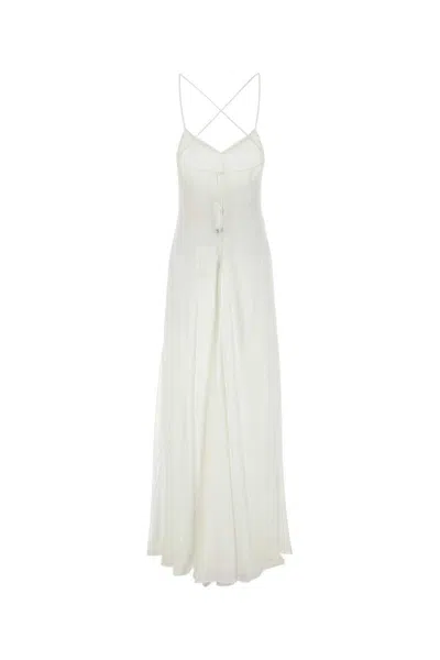 Max Mara Calmi Georgette Maxi Dress