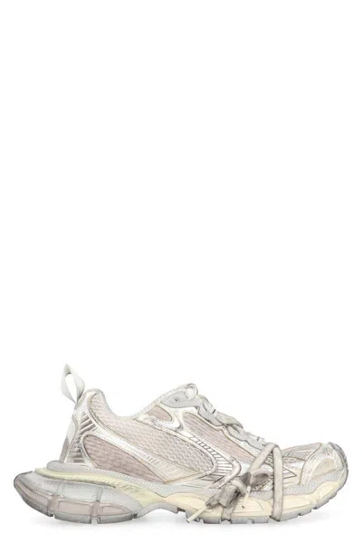 Balenciaga Low Top Sneakers Mesh Upper In White