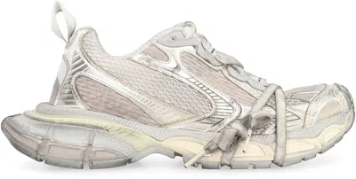 Balenciaga Low Top Sneakers Mesh Upper In White