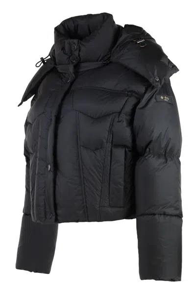Tatras Spira Hooded Down Jacket In Black