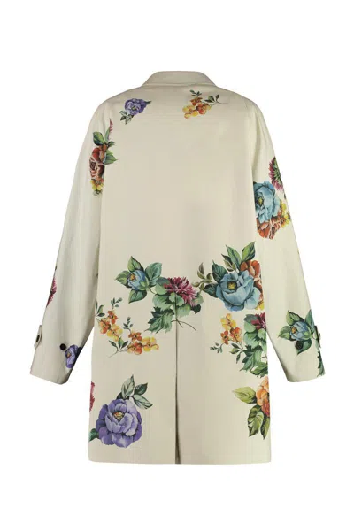 Prada Women Printed Cotton Overcoat