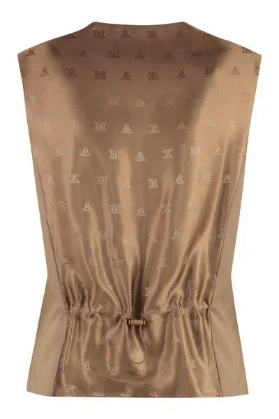Max Mara Virgin Wool Single-breast Waistcoat
