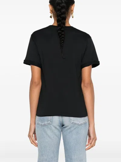 Saint Laurent T-shirts And Polos In Black