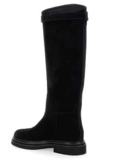 Dolce & Gabbana Suede Knee High Boots