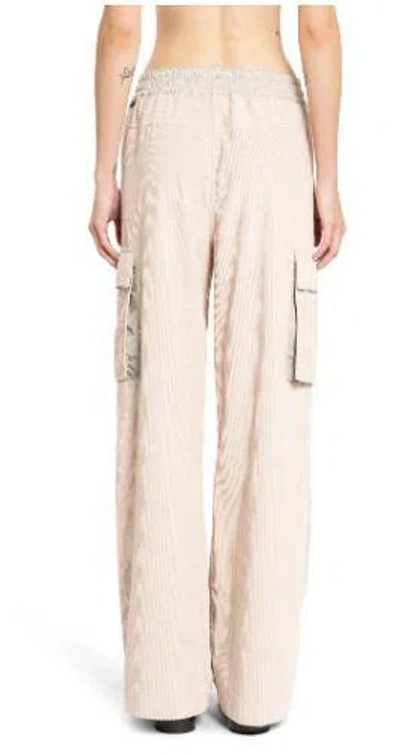 Moncler Beige Elastic Waistband Sweatpants In Neutral