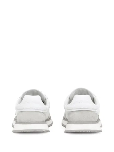 Dolce & Gabbana Dg Cushion Mixed-material Sneakers In Neutral