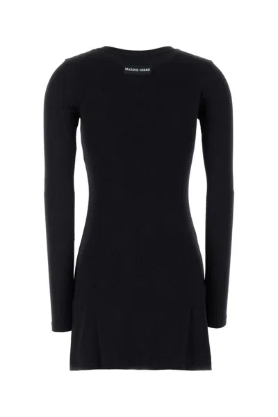 Marine Serre Crescent Moon-embroidered Mini Dress