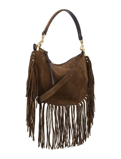 Isabel Marant Brown Suede Oskan Shoulder Bag