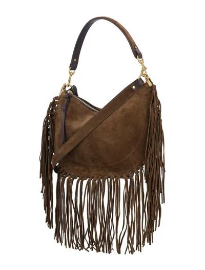 Isabel Marant Brown Suede Oskan Shoulder Bag