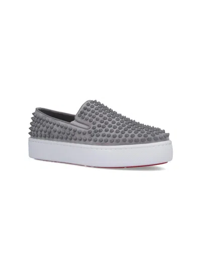 Christian Louboutin Round Toe Low-top Casual Shoes