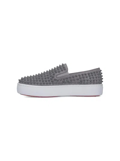 Christian Louboutin Round Toe Low-top Casual Shoes