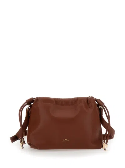 Apc A.p.c. Sac Ninon Mini Bags In Brown
