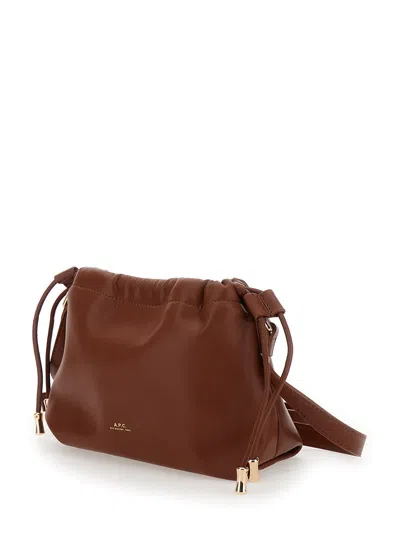 Apc A.p.c. Sac Ninon Mini Bags In Brown