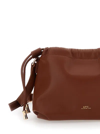 Apc A.p.c. Sac Ninon Mini Bags In Brown