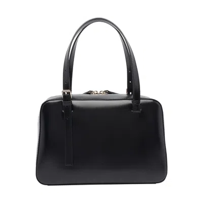 Apc A.p.c. Black Shoulder Bag With Versatile Carrying Options In Black