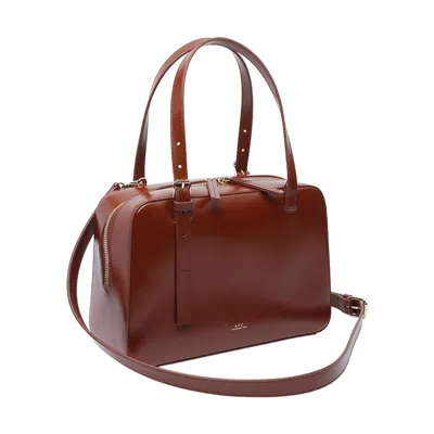 Apc A.p.c. Structured Shoulder Bag With Top Zip Closure