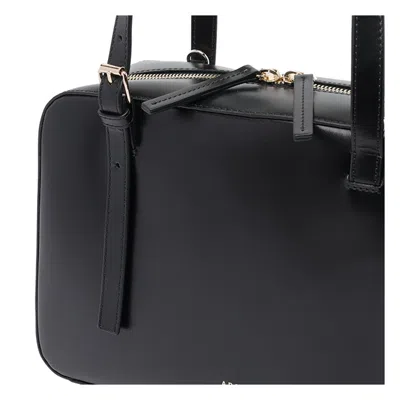 Apc A.p.c. Black Shoulder Bag With Versatile Carrying Options In Black