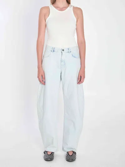 Alaïa Alaia Sculpting Rib Jersey Bodysuit In White
