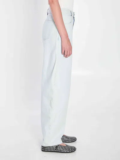 Alaïa Alaia Women Rounded Denim Jeans In Blue