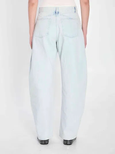 Alaïa Alaia Women Rounded Denim Jeans In Blue