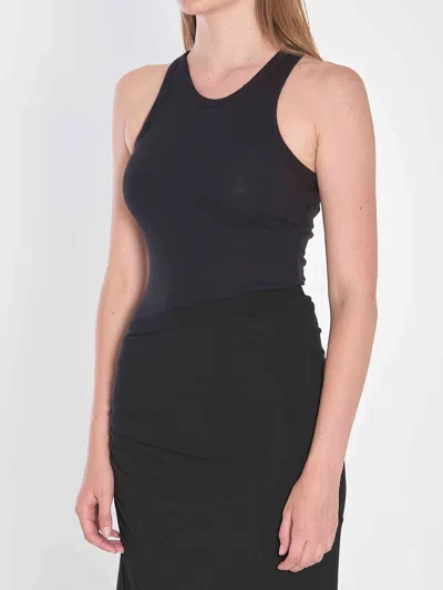 Alaïa Alaia Sleeveless Bodysuit In Ribbed Viscose
