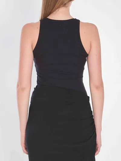 Alaïa Alaia Sleeveless Bodysuit In Ribbed Viscose