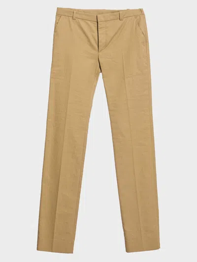 Balenciaga Women Slim Trousers In Brown