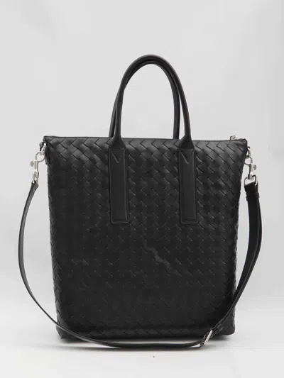 Bottega Veneta Men Black Large Tote Bag