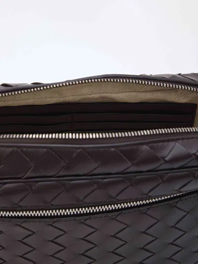 Bottega Veneta Men Brown Intrecciato Pouch