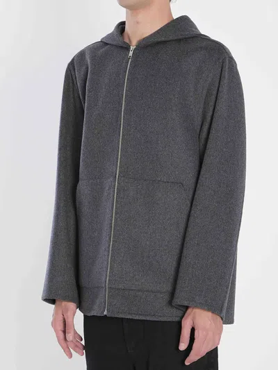 Bottega Veneta Melang Effect Wool Jacket