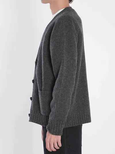 Bottega Veneta Cardigan In Lana In Black