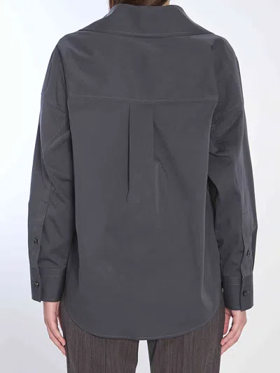 Bottega Veneta Women Cotton And Silk Shirt