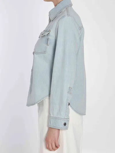 Bottega Veneta Women Denim Shirt